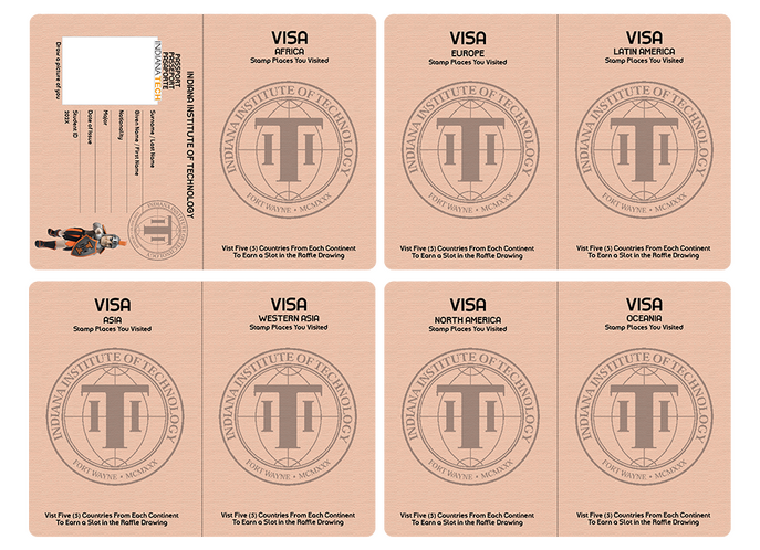 D&I EPCOT Passport Pages