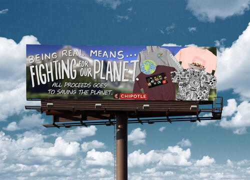 「Photoshop & Illustrator」CHIPOTLE Sustainability Merchandise